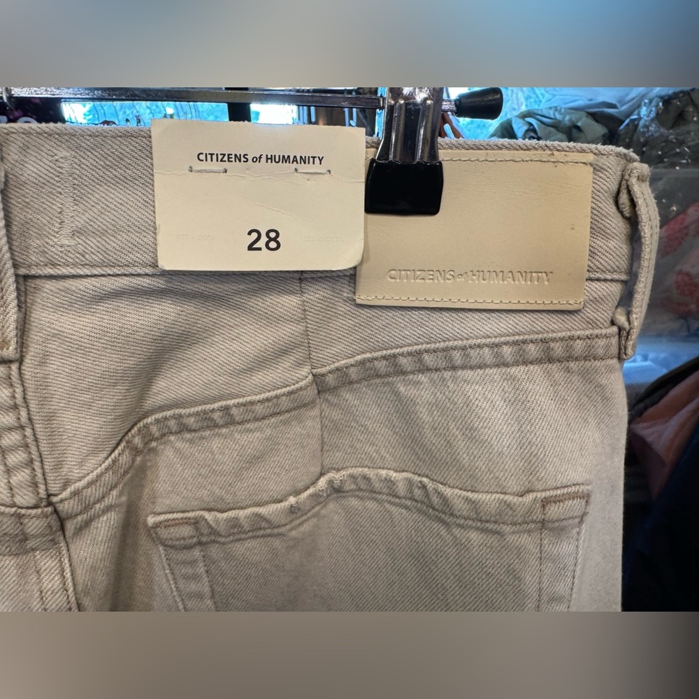 NWOT Free People X Citizens Of Humanity High-Rise Horseshoe Barrel Jeans Size 28 - Picture 10 of 11